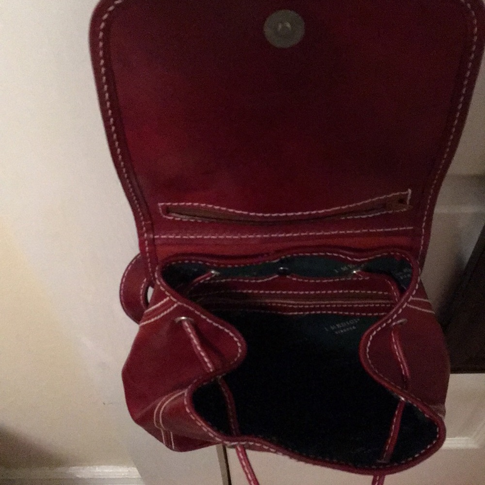 I Medici red leather backpack bag - Picture 3 of 6